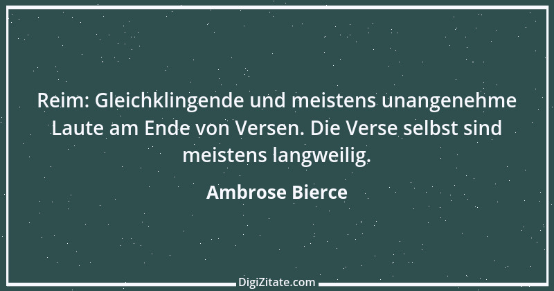 Zitat von Ambrose Bierce 37