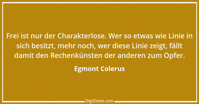 Zitat von Egmont Colerus 2