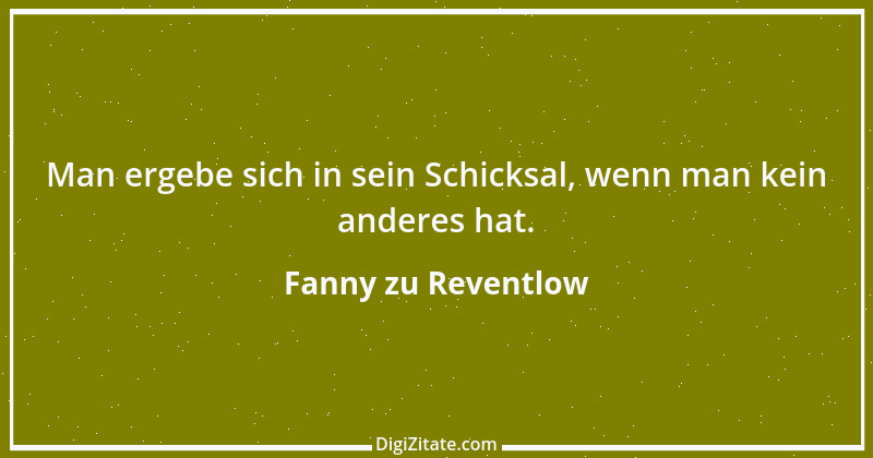 Zitat von Fanny zu Reventlow 21