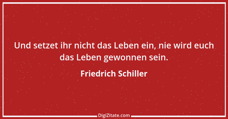 Zitat von Friedrich Schiller 1053