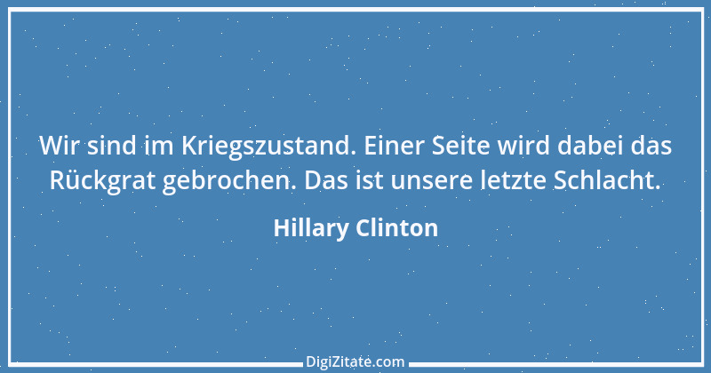 Zitat von Hillary Clinton 4