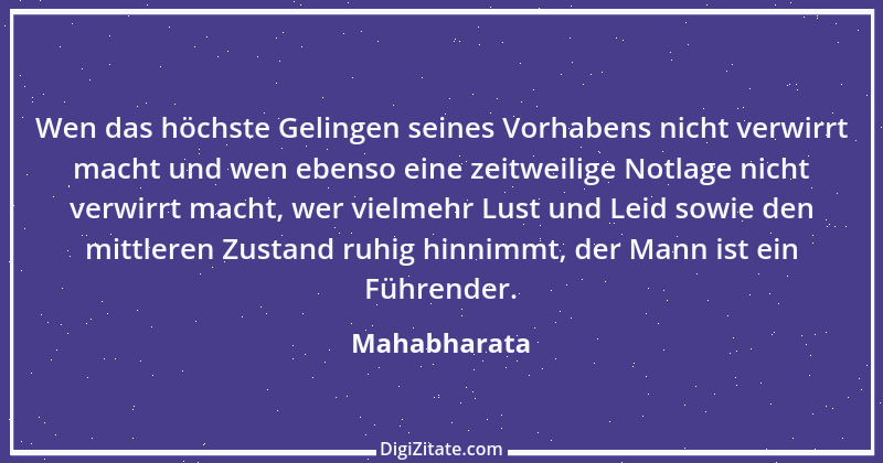 Zitat von Mahabharata 9