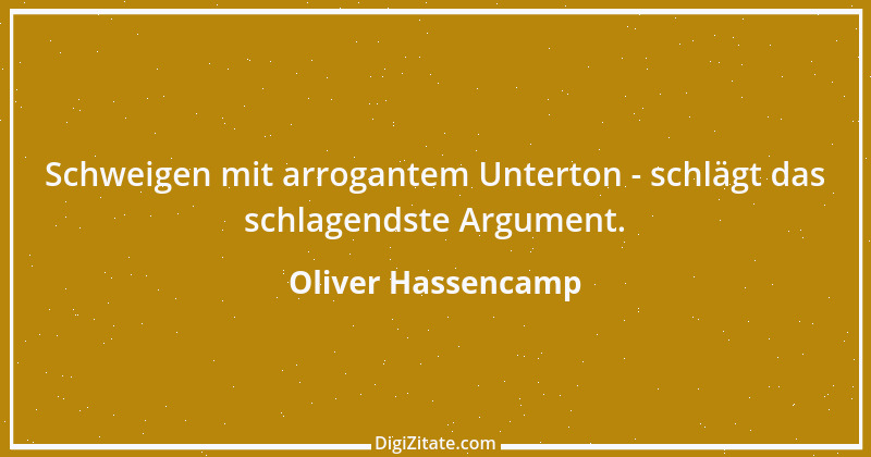 Zitat von Oliver Hassencamp 1