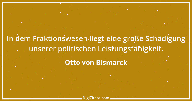 Zitat von Otto von Bismarck 234