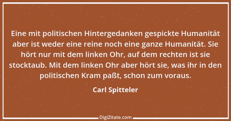 Zitat von Carl Spitteler 17