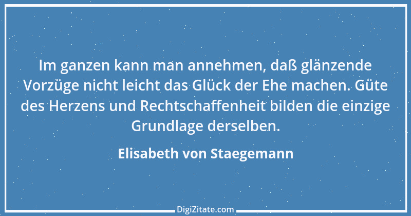 Zitat von Elisabeth von Staegemann 2