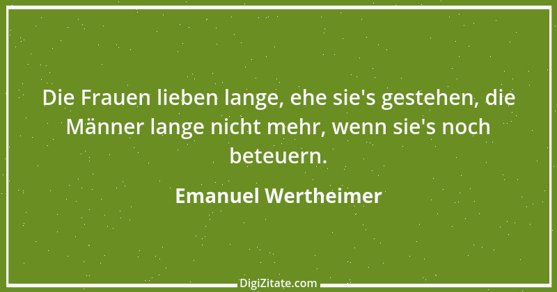 Zitat von Emanuel Wertheimer 612