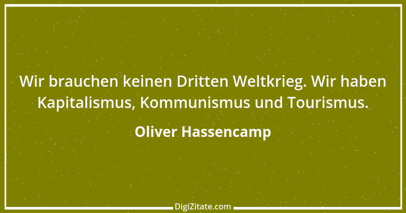 Zitat von Oliver Hassencamp 2