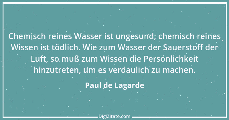 Zitat von Paul de Lagarde 35