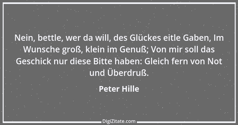 Zitat von Peter Hille 50