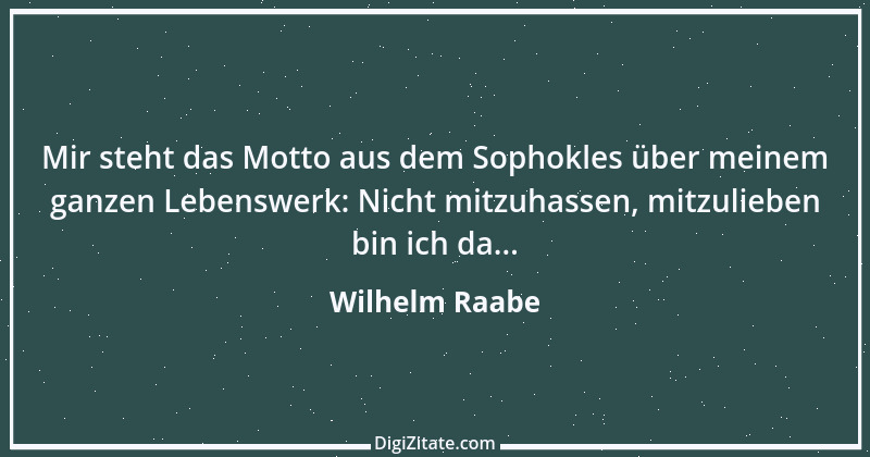 Zitat von Wilhelm Raabe 16