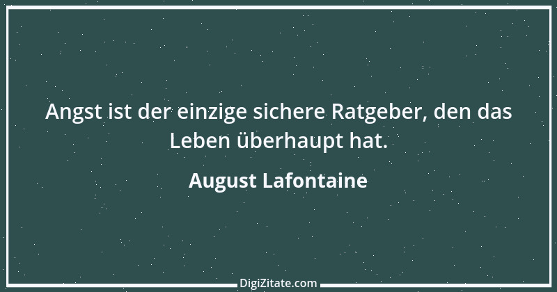 Zitat von August Lafontaine 10