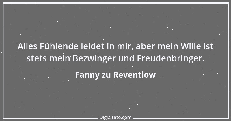 Zitat von Fanny zu Reventlow 23