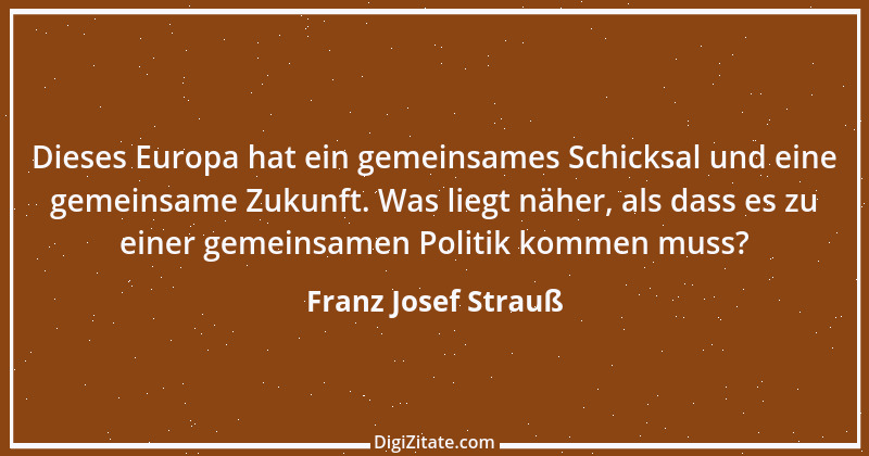 Zitat von Franz Josef Strauß 2