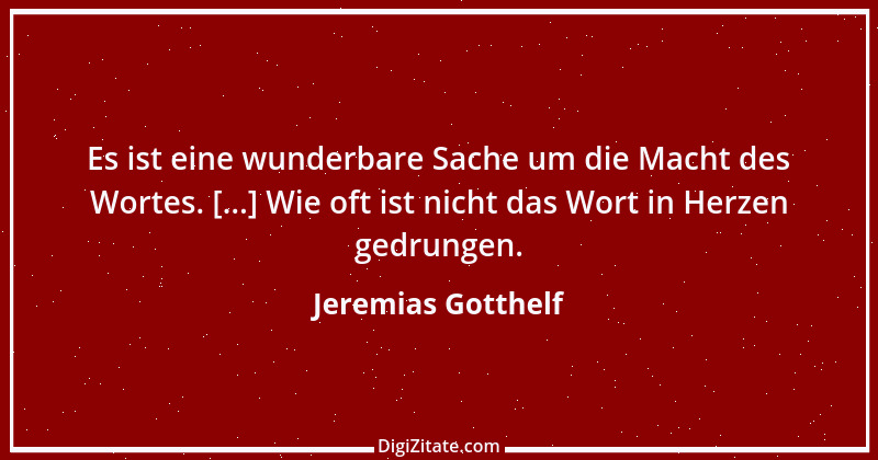 Zitat von Jeremias Gotthelf 202