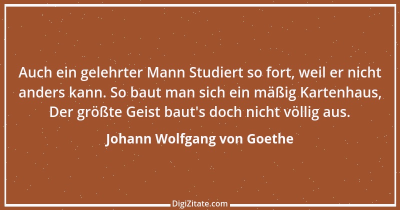 Zitat von Johann Wolfgang von Goethe 539