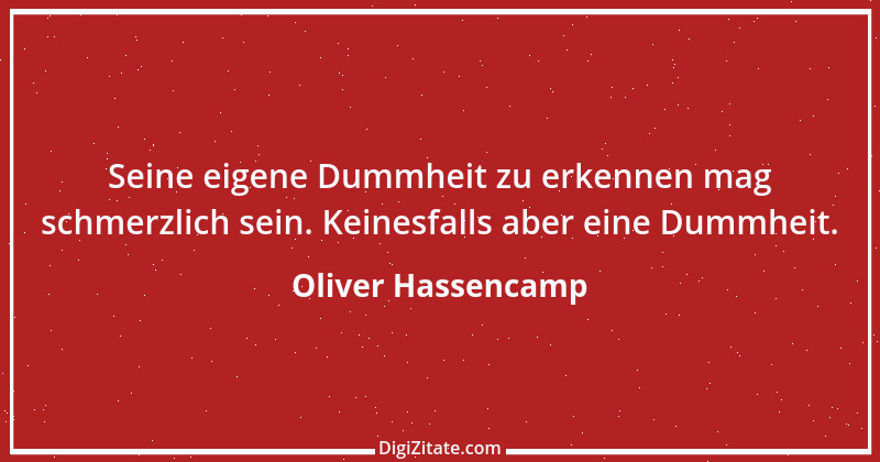 Zitat von Oliver Hassencamp 4