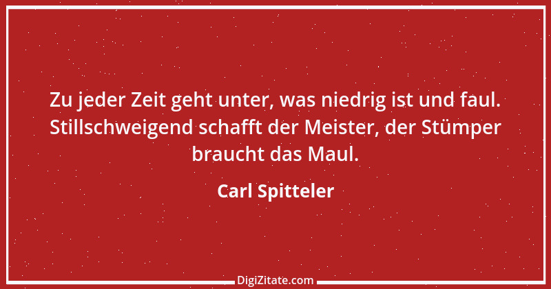 Zitat von Carl Spitteler 20