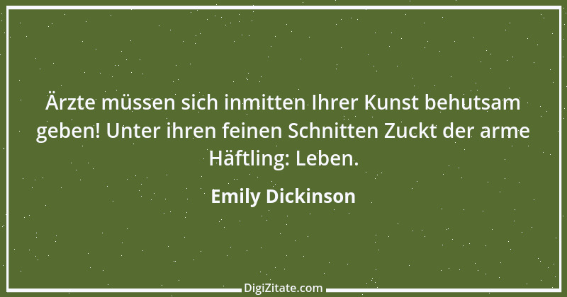 Zitat von Emily Dickinson 1