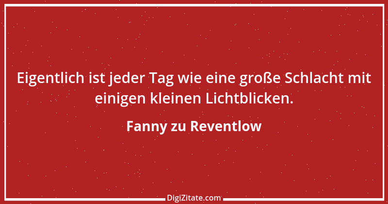 Zitat von Fanny zu Reventlow 25