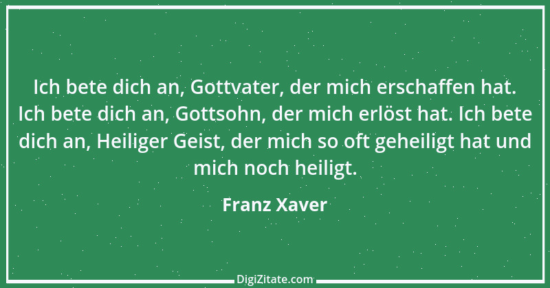 Zitat von Franz Xaver 1