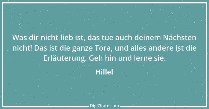 Zitat von Hillel 3