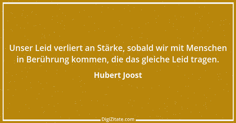 Zitat von Hubert Joost 94