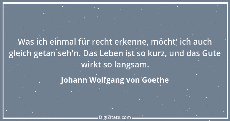 Zitat von Johann Wolfgang von Goethe 2540