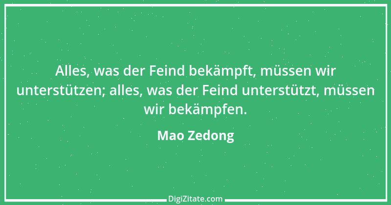 Zitat von Mao Zedong 22