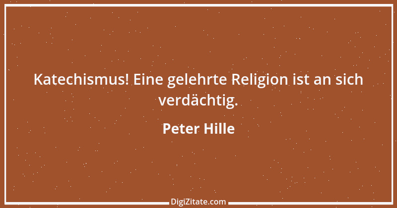 Zitat von Peter Hille 53