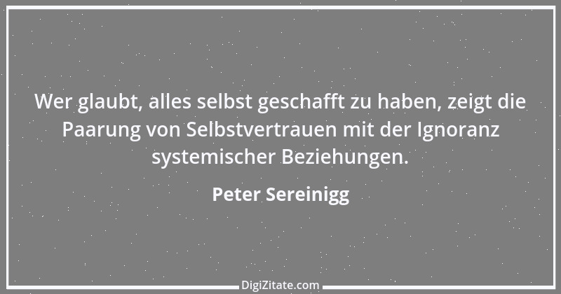 Zitat von Peter Sereinigg 25