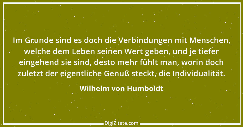 Zitat von Wilhelm von Humboldt 90