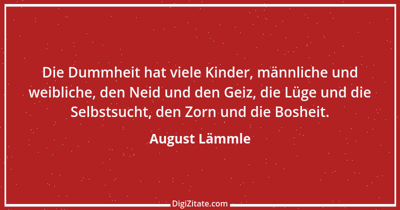 Zitat von August Lämmle 1