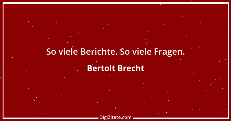 Zitat von Bertolt Brecht 119