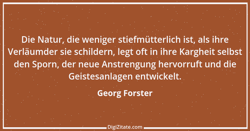 Zitat von Georg Forster 18