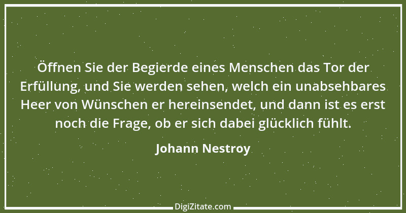 Zitat von Johann Nestroy 189