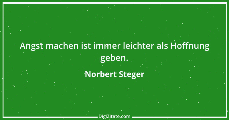 Zitat von Norbert Steger 1