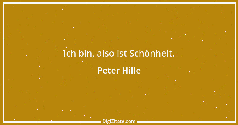 Zitat von Peter Hille 54