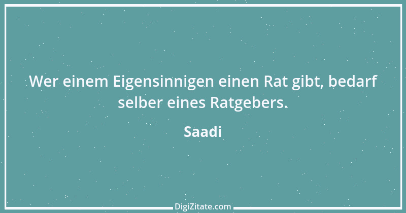 Zitat von Saadi 57