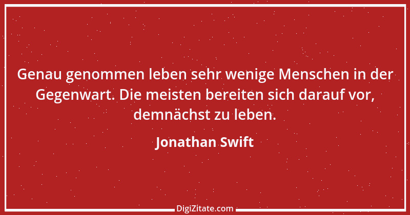 Zitat von Jonathan Swift 110