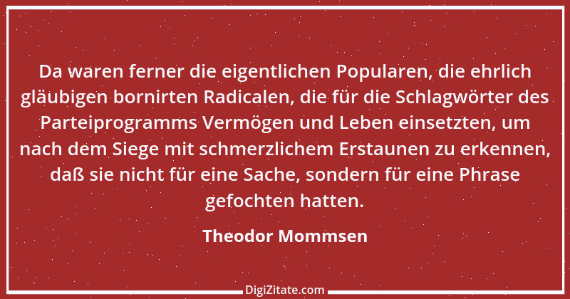 Zitat von Theodor Mommsen 12