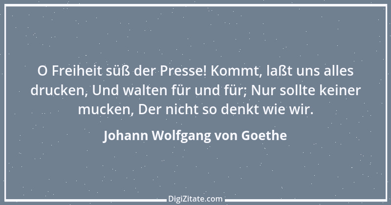 Zitat von Johann Wolfgang von Goethe 2543