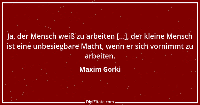 Zitat von Maxim Gorki 87