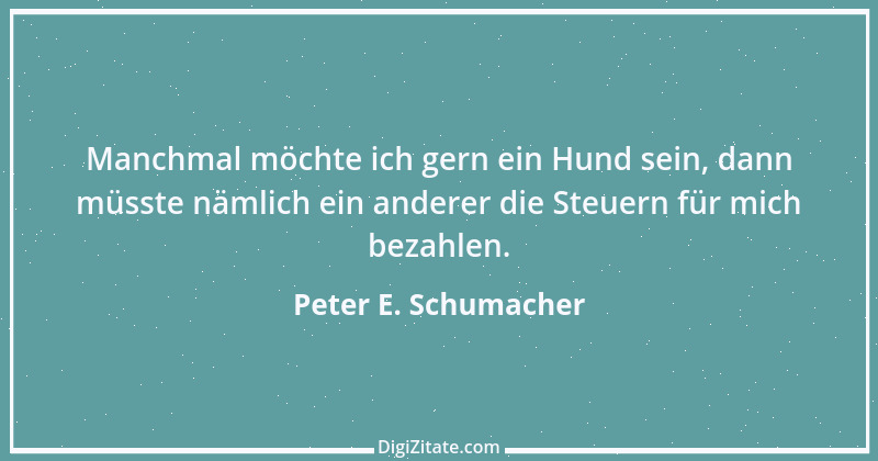 Zitat von Peter E. Schumacher 348