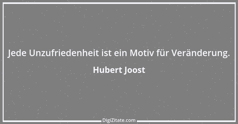 Zitat von Hubert Joost 98