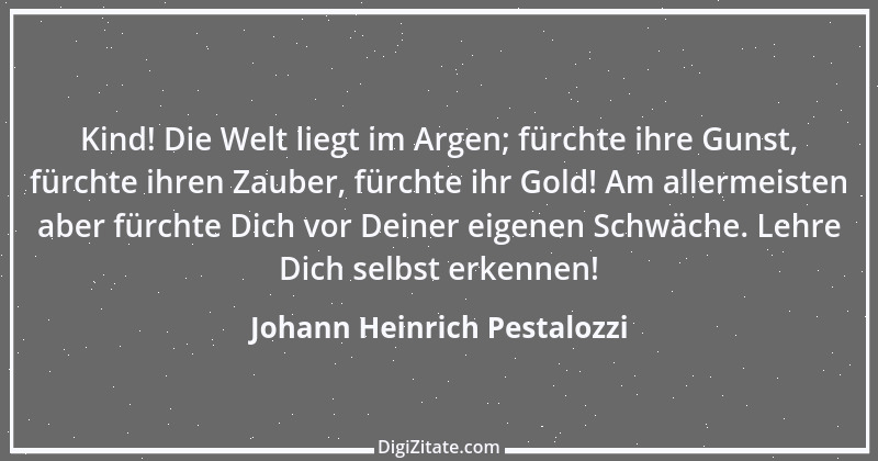 Zitat von Johann Heinrich Pestalozzi 15