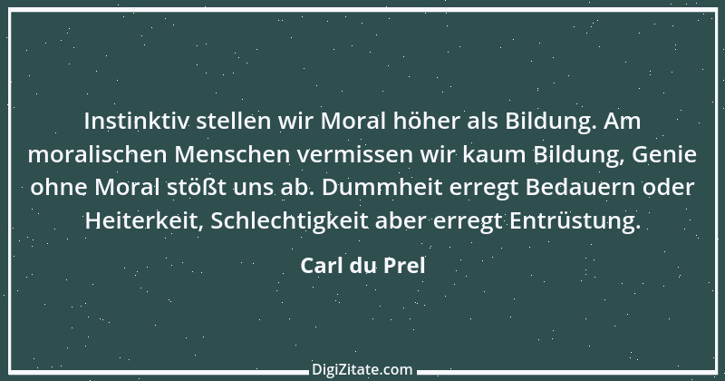 Zitat von Carl du Prel 2