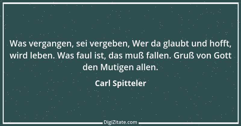 Zitat von Carl Spitteler 25