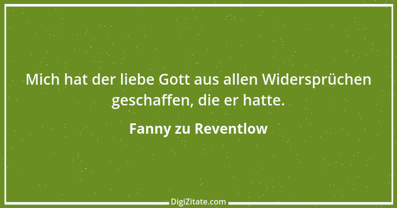 Zitat von Fanny zu Reventlow 30