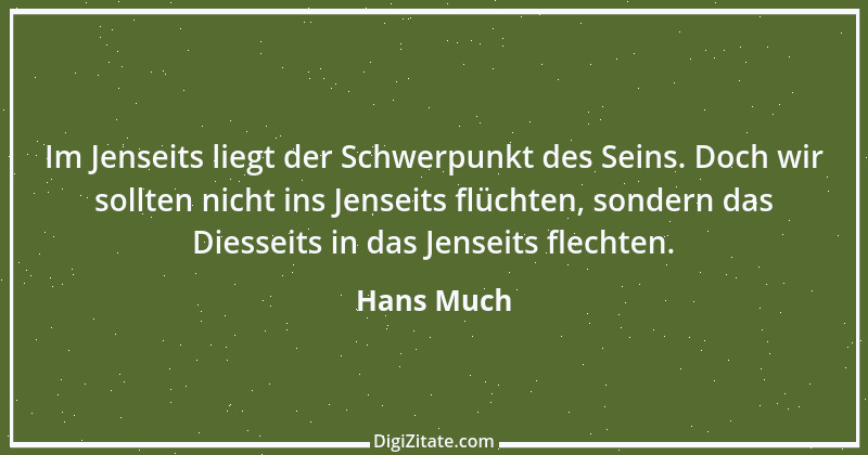 Zitat von Hans Much 5